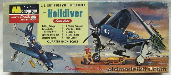 Monogram 1/48 Curtiss SB2C Helldiver -  Four Star Issue, PA69-149 plastic model kit